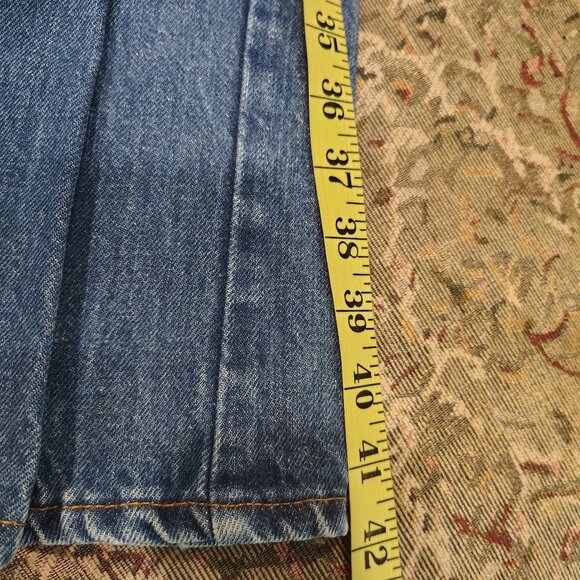 Vintage Orange Tag 70s or 80s , Levi Straus Jeans, 34 Waist 42 Length WORN - Picture 12 of 14